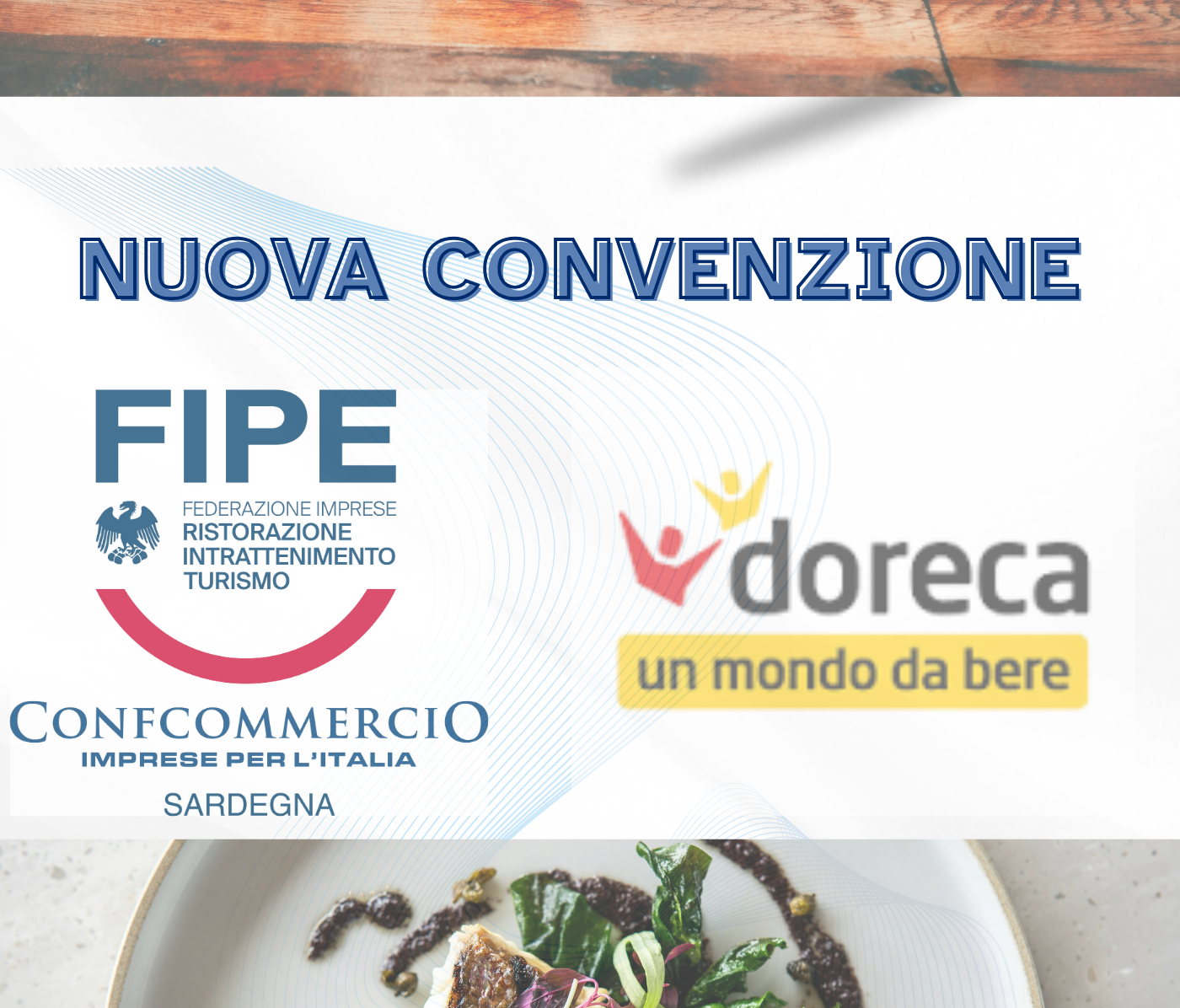 FIPE Confcommercio Sardegna sigla una convenzione con Doreca Italia Spa